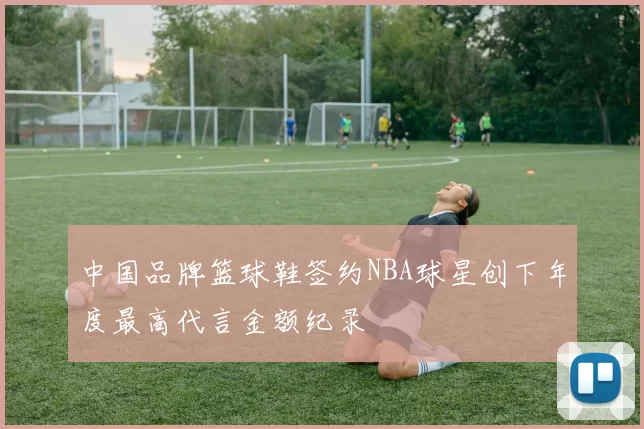 中国品牌篮球鞋签约NBA球星创下年度最高代言金额纪录